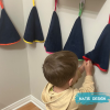 NA-018 L'essuie-main conique Petite Enfance-ratine de qualité supérieure – Image 2