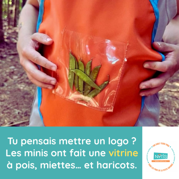 NP-001SL-PTR The reinvented pinny for kids safety (daycare vest) with transparent pocket - Image 38